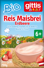 Verpackung: gittis Bio Maisbrei Erbeere - 250g